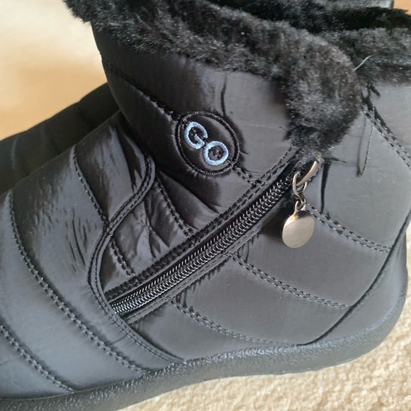 Soft sole side zipper winter booties from Amazon. Never worn. - Picture 3 of 9